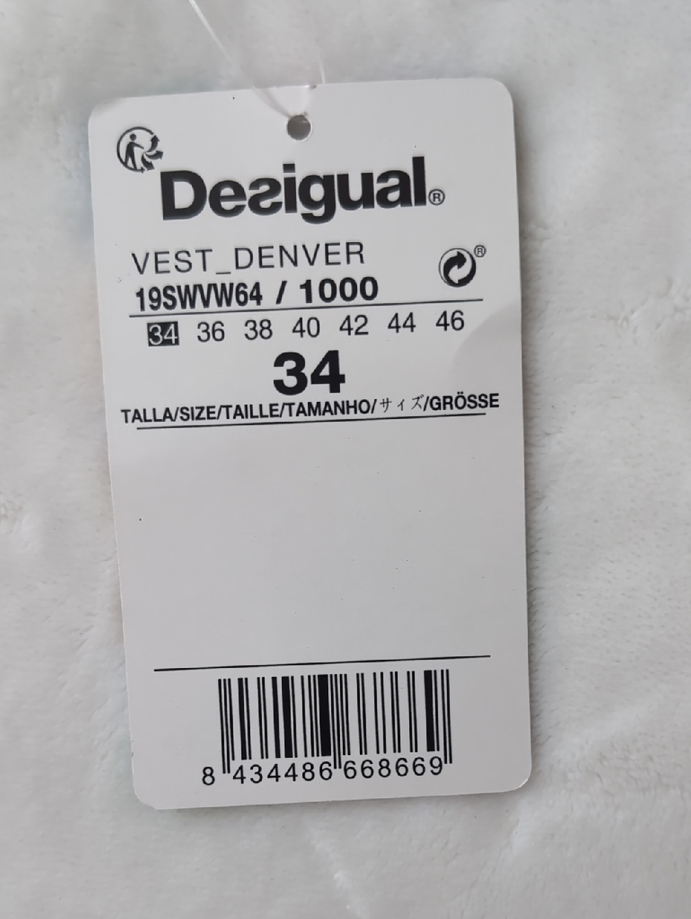 Desigual Floral Vest DENVER Eyelet Dress with Tropical Floral Design 🌴 Size 2 - Picture 13 of 16